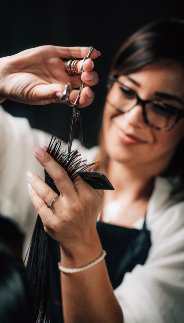 Hair Salon, Beautiful Young Woman